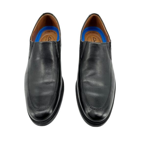 CLARKS Whiddon Step Black Leather 10M - Picture 2 of 8